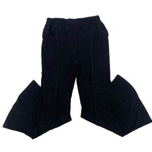 Area Stars Ribbed Flared Black Pants Size XL